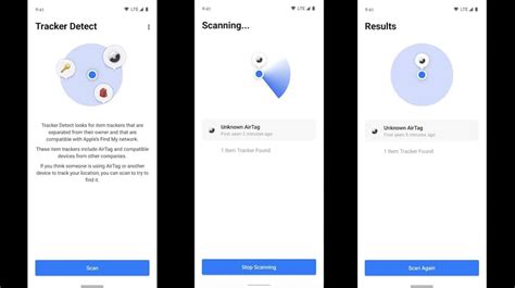 Missing features on Tracker Detect
