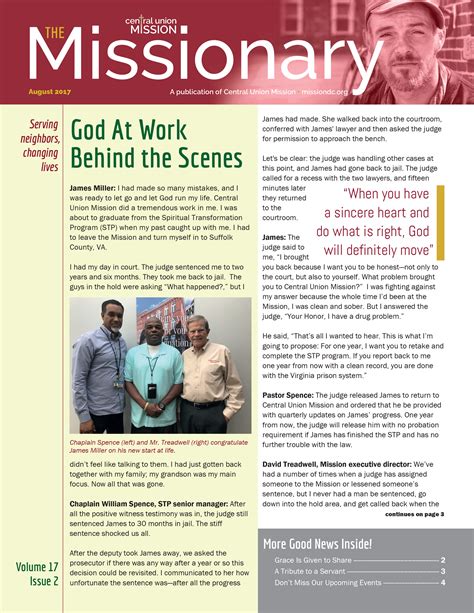 Missionary Newsletter Templates