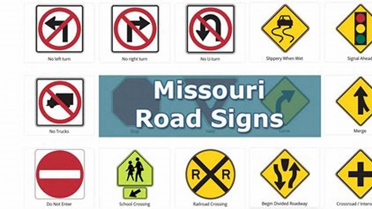 Missouri Road Sign Test 2024