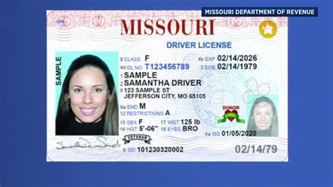 Missouri Drivers License
