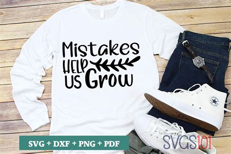 Embrace Your Imperfections: Discover How Mistakes Help Us Grow with our Inspiring Mistakes Help Us Grow SVG Collection.