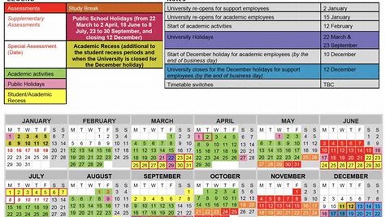 Mit Class Calendar