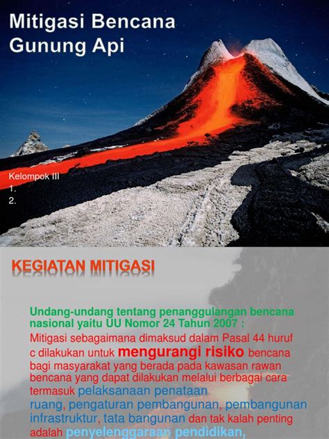 Mitigasi Bencana Gunung Prau