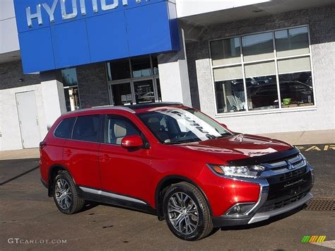 Mitsubishi Outlander Red Color