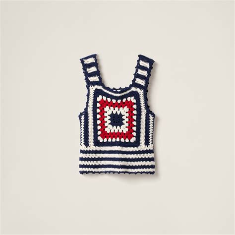 Miu Miu Crochet Top
