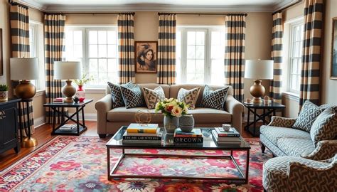 Mix and Match Patterns and Textures Home Decor