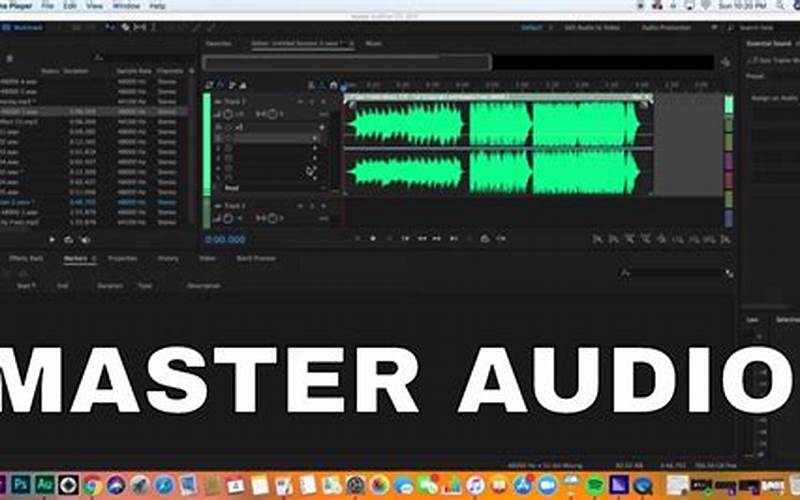 Mixing Dan Mastering Di Adobe Audition