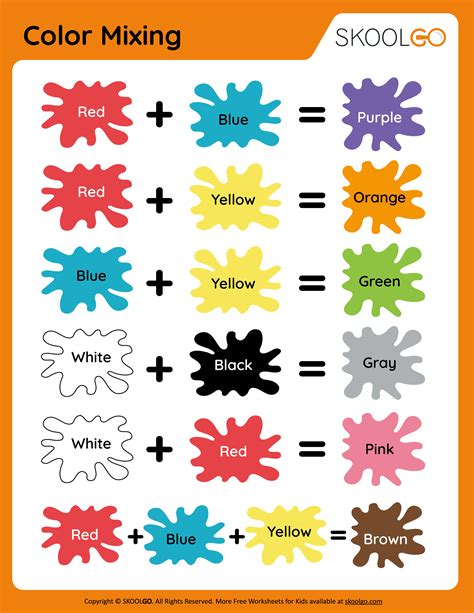 Mixing Printables
