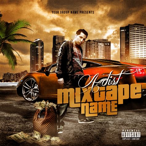 Mixtape Cover Free Template