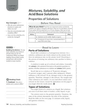 30 Mixtures and solutions Worksheet Answers Education Template