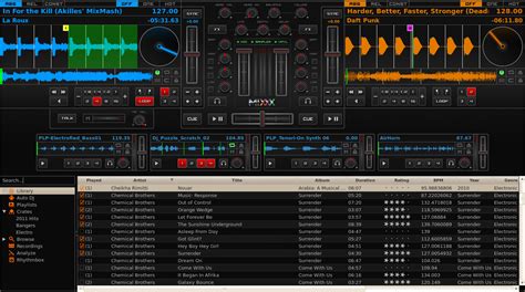 Mixxx user interface
