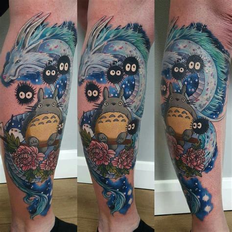 Miyazaki creatives tattoo Sleevetattoos Sleeve tattoos