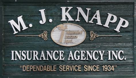 Our History MJ Knapp Insurance Richwood & LaRue, Ohio