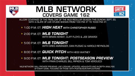 Mlb Network Opening Day Schedule