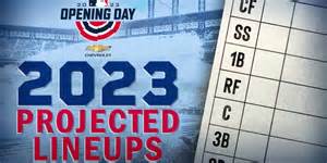 Mlb 2023 Opening Day Lineups Baseball