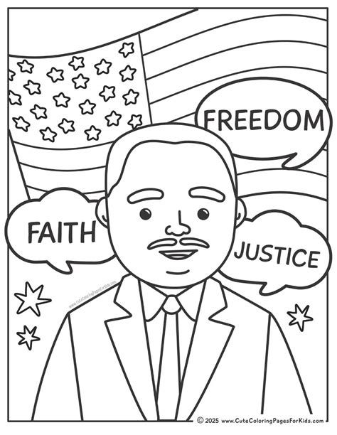 Mlk Coloring Page