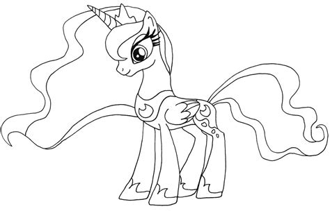 Mlp Luna Coloring Pages