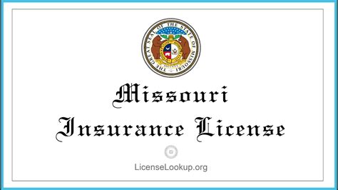 State Of Missouri Insurance License Renewal