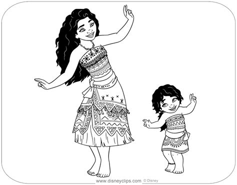 Moana 2 Coloring Page