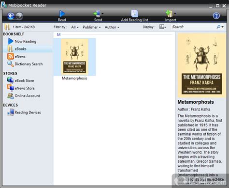MobiPocket ePub Reader for Windows