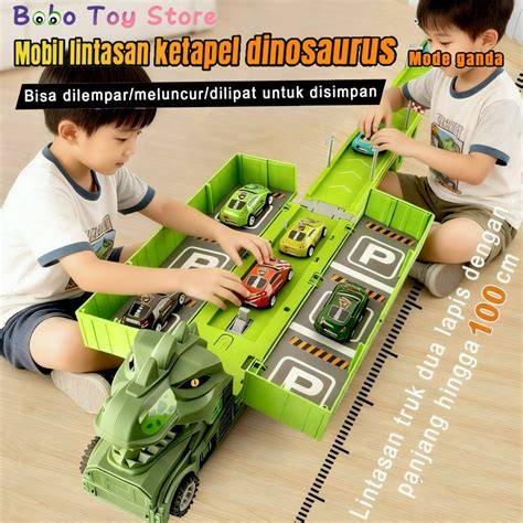 Mobil Mainan dan Lintasan