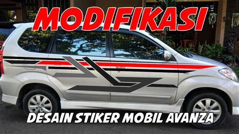 Mobil Modifikasi Stiker