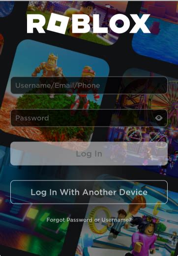 Mobile: Logging In and Out – Roblox Support