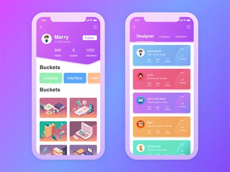 Mobile App Interface Design