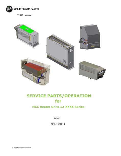 Mobile Climate Control Parts Catalog