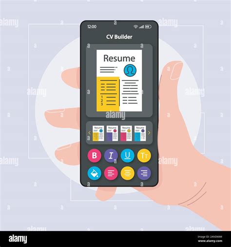 Mobile Resume Builder