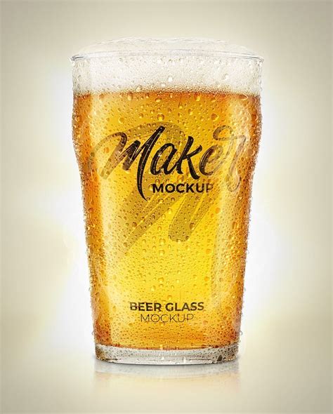 Download Mockup Copo De Cerveja Object Mockups