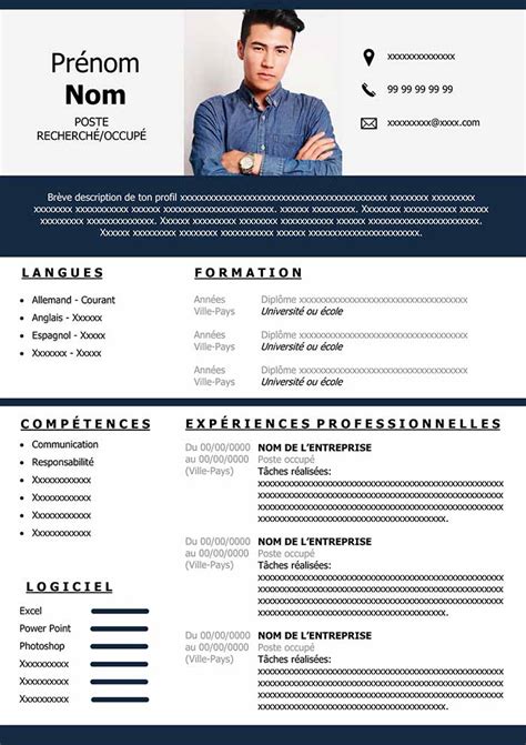 Modèle Cv Communication Gratuit
