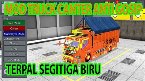 Mod Bussid Canter Anti Gosip