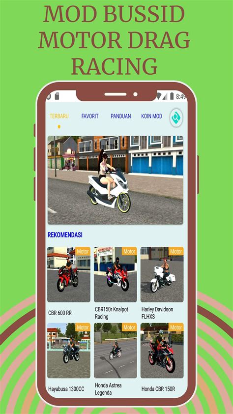 Mod Bussid Drag Racing