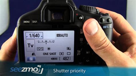 Mode Shutter Priority Canon 550d