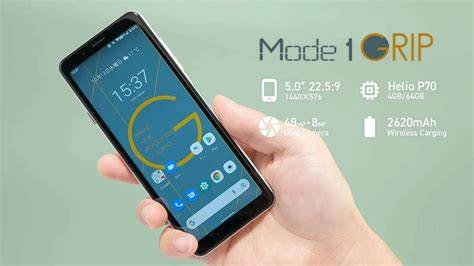 片手で持てるコンパクトスマホ Mode1 GRIP