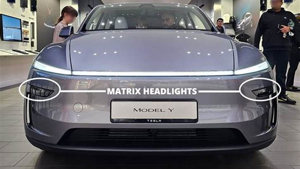 Model Y Matrix Headlights 2025