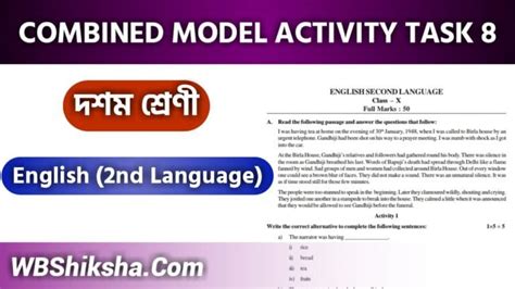 Model Activity Task 2021 Class 10