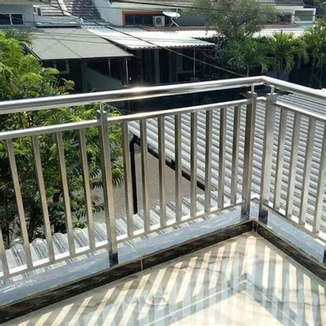 Model Pagar Balkon Stainless Minimalis Terbaru Yang Modern dan Sedikit