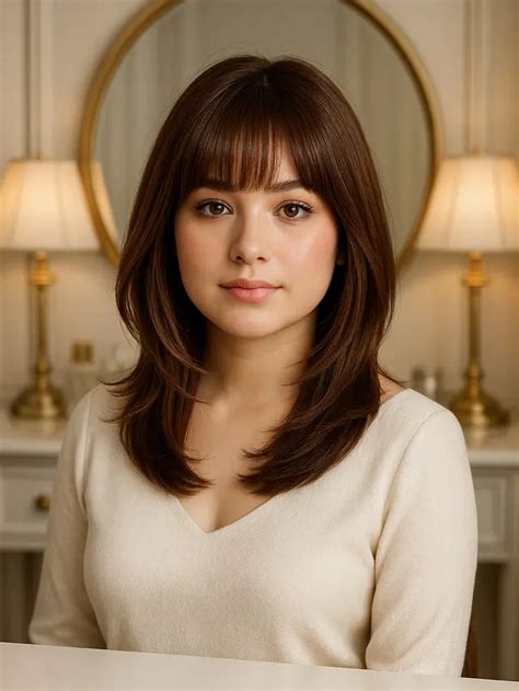 Model Rambut Smoothing Wajah Bulat