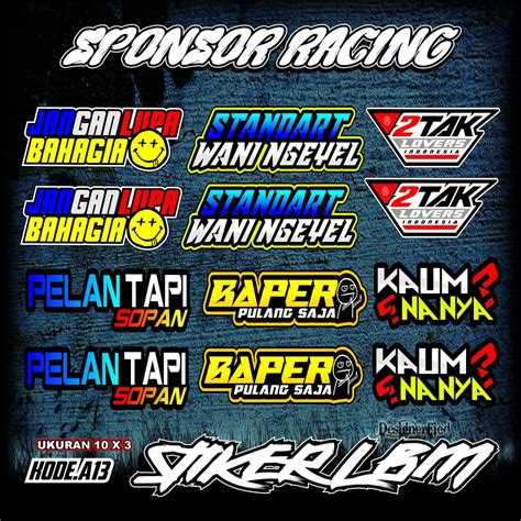 Model Stiker Keren