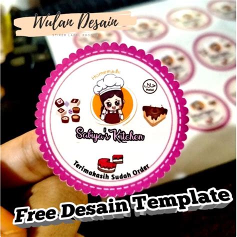 Model Stiker Makanan
