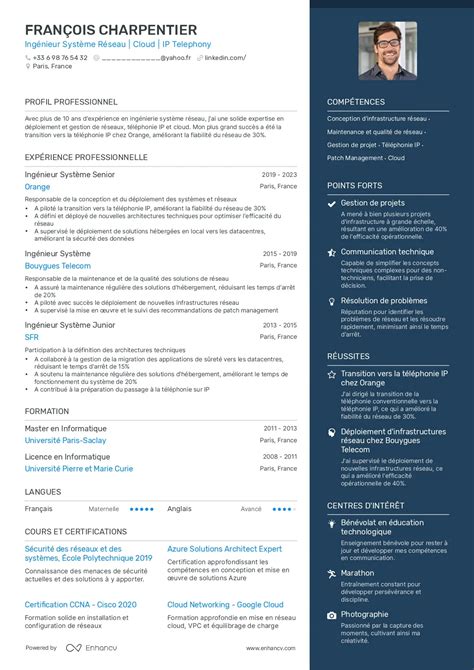 Modele Cv Avec Photo