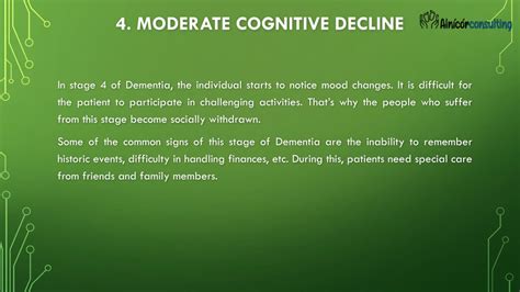 Moderate Decline Stage