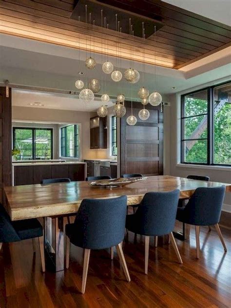 25 Modern Mid Century Dining Room Table Ideas Living room lighting