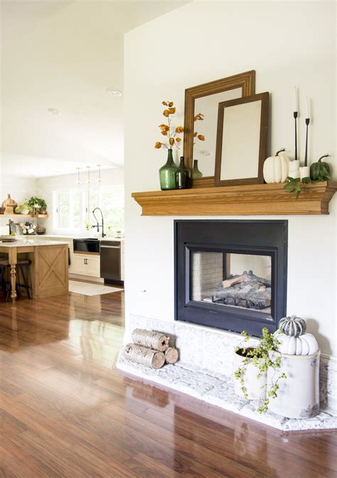 Cozy & Simple Nature Inspired Fireplace Mantel Decor Ideas Fireplace