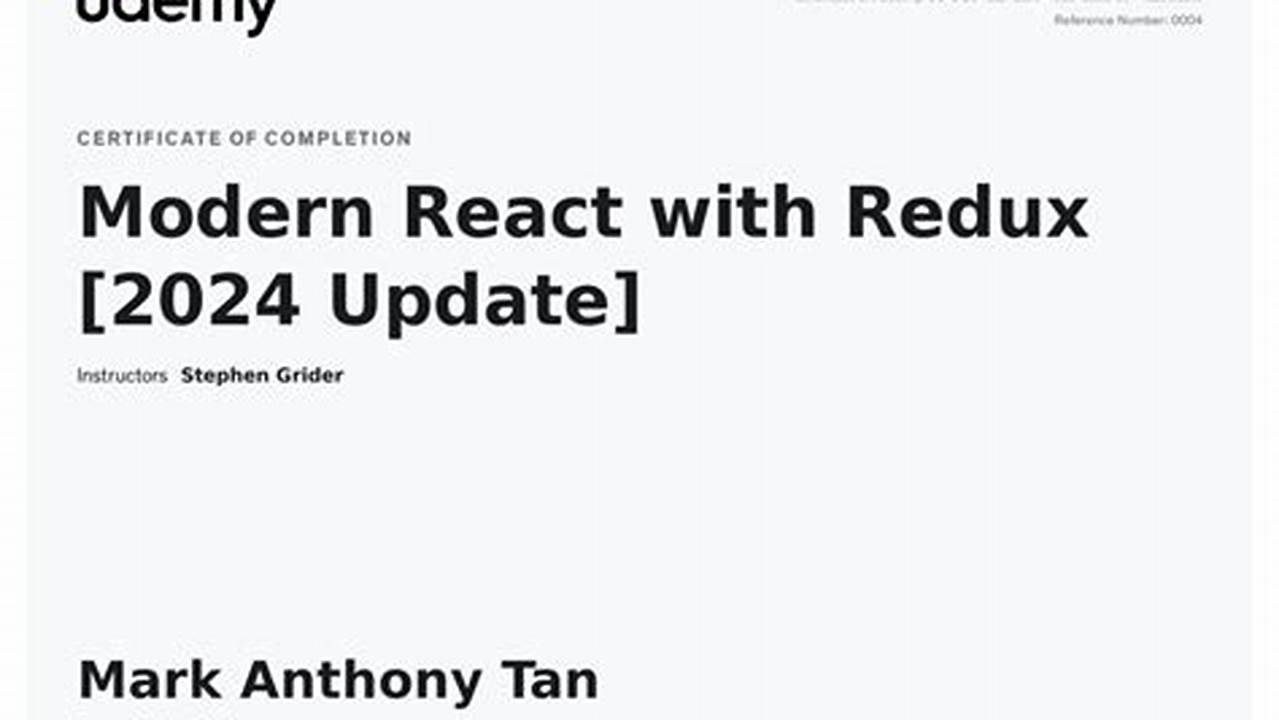 Modern React With Redux 2024 Update Freecoursesite