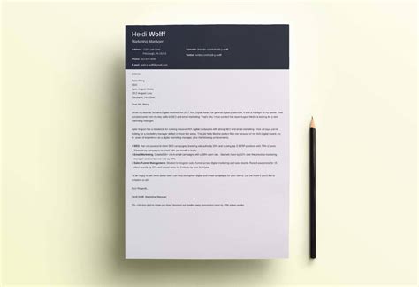 Top 14 Modern Cover Letter Templates to Download Now