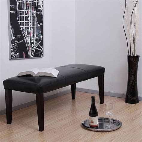 Modern Black Bench