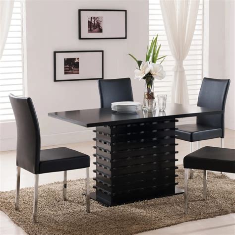 Modern Black Dining Room Table Designs